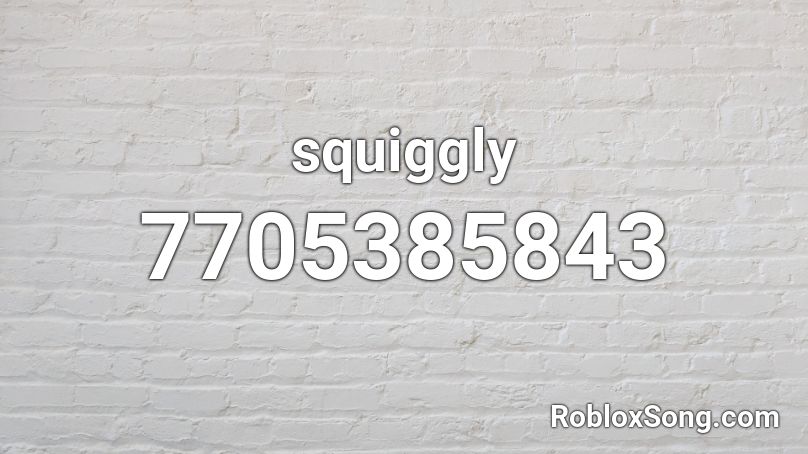 squiggly Roblox ID