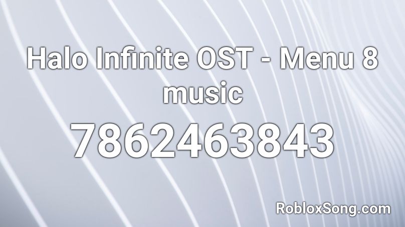 Halo Infinite OST - Menu 8 music Roblox ID