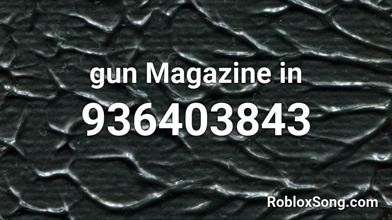 gun Magazine in Roblox ID