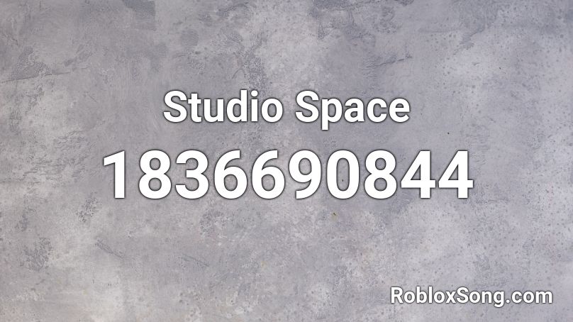 Studio Space Roblox ID