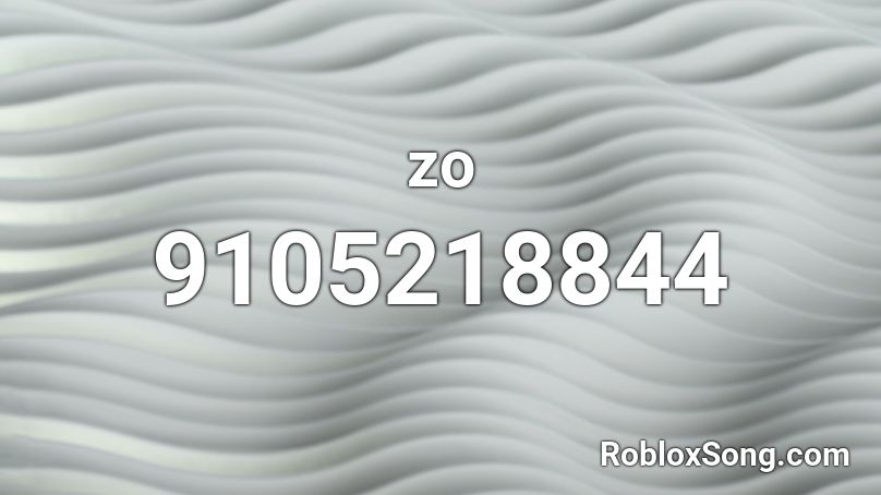 zo Roblox ID