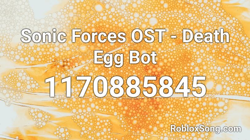 Sonic Forces OST - Death Egg Bot Roblox ID