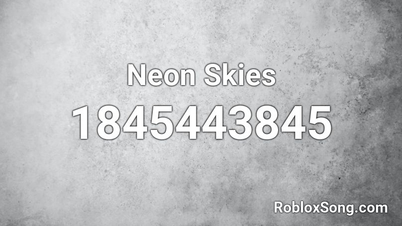 Neon Skies Roblox ID