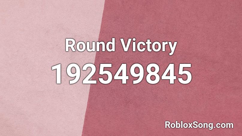 Round Victory Roblox ID