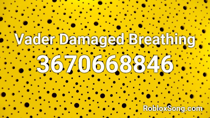 Vader Damaged Breathing Roblox ID