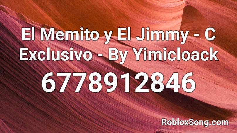 memito y jimmy Roblox ID