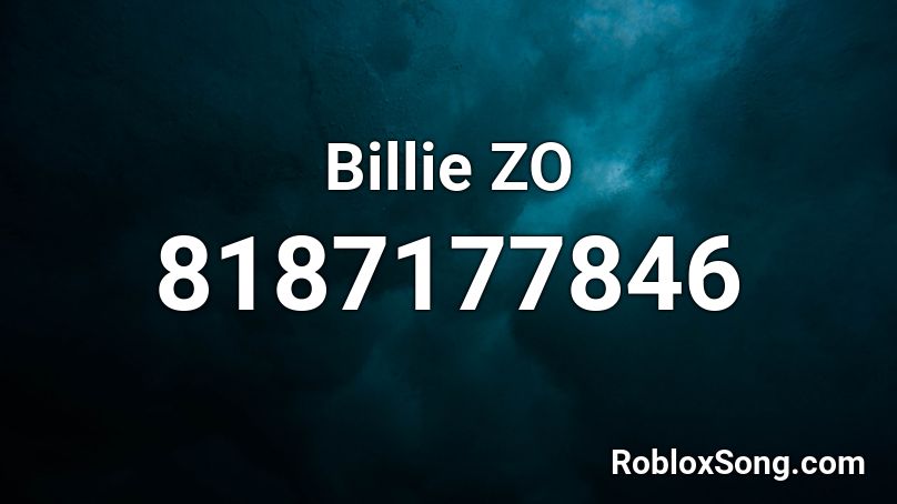 billie ZO Roblox ID