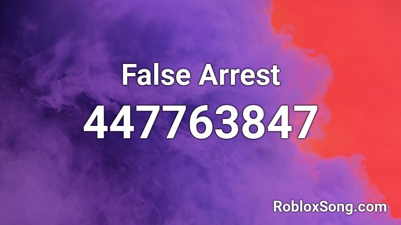 False Arrest Roblox ID