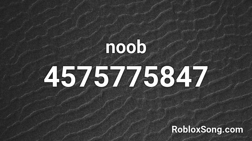 noob Roblox ID