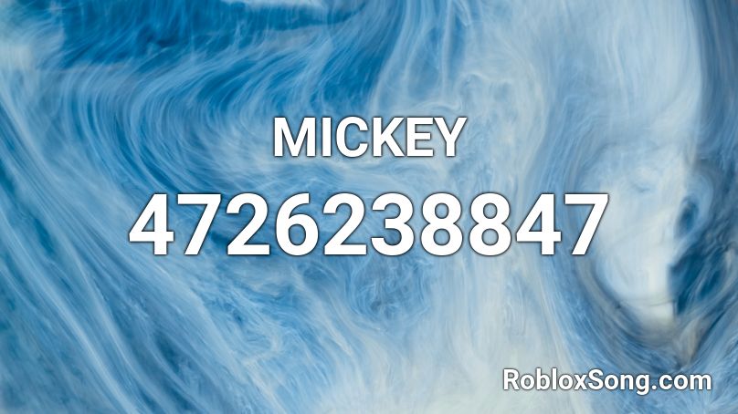 MICKEY  Roblox ID