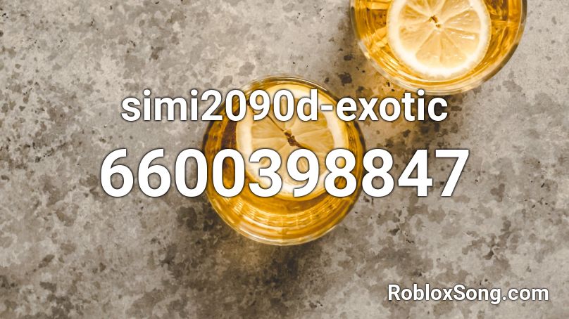 simi2090d-exotic Roblox ID