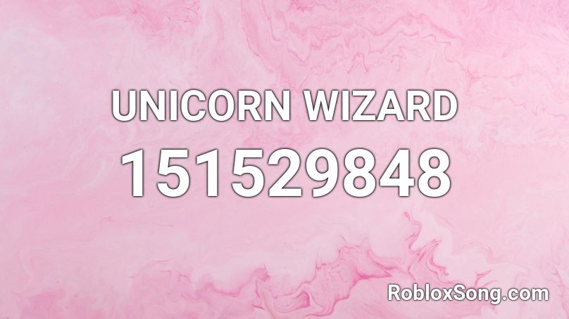 UNICORN WIZARD Roblox ID