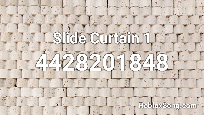Slide Curtain 1 Roblox ID