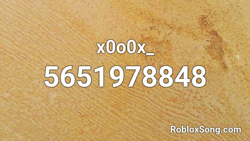 x0o0x_ Roblox ID