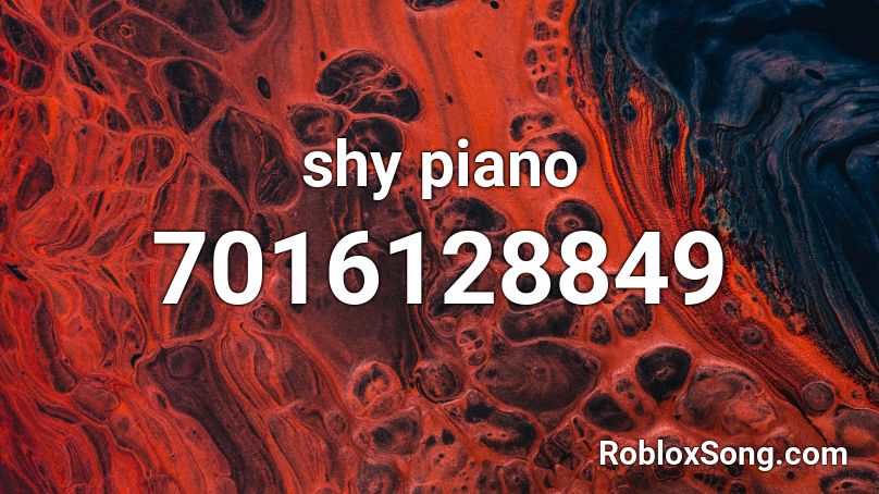 shy piano Roblox ID