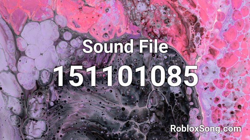 Sound File Roblox ID