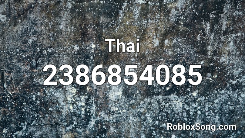 Thai Roblox ID