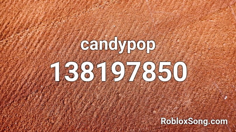 candypop Roblox ID