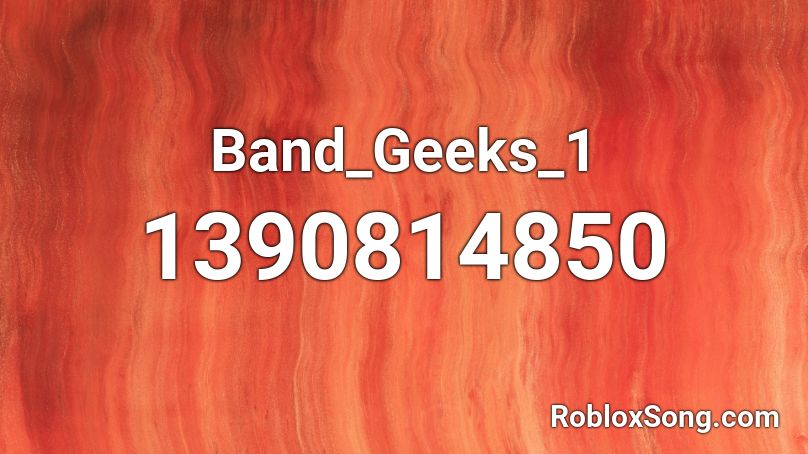 Band_Geeks_1 Roblox ID
