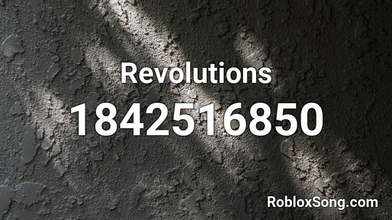 Revolutions Roblox ID