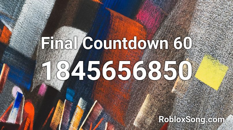europe the final countdown roblox id
