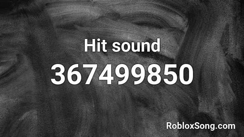 Hit sound Roblox ID