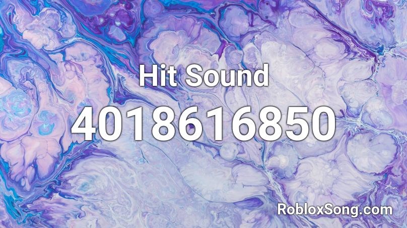 Hit Sound Roblox ID