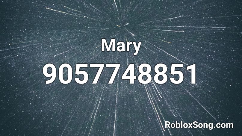 Mary  Roblox ID