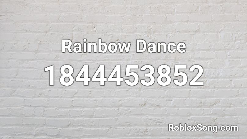 Rainbow Dance Roblox ID