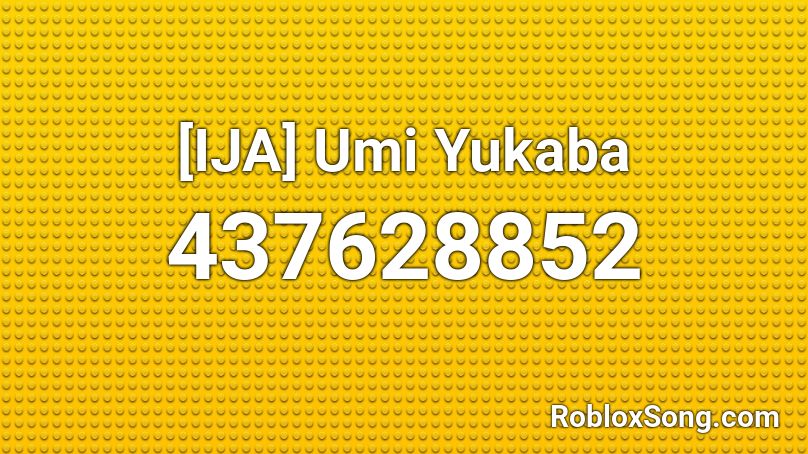 [IJA] Umi Yukaba Roblox ID