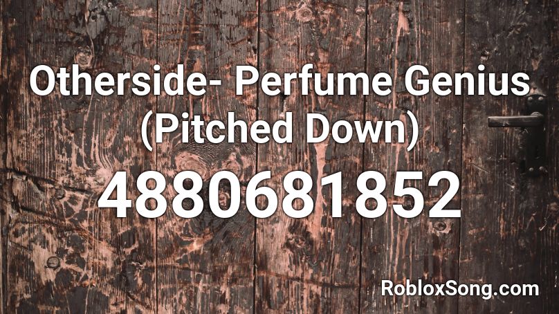 Otherside Perfume Genius Pitched Down Roblox Id Roblox Music Codes - genius roblox id code