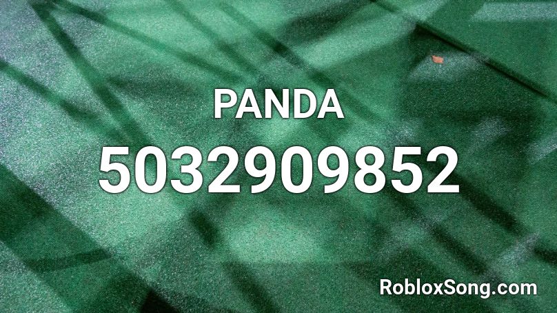 PANDA Roblox ID