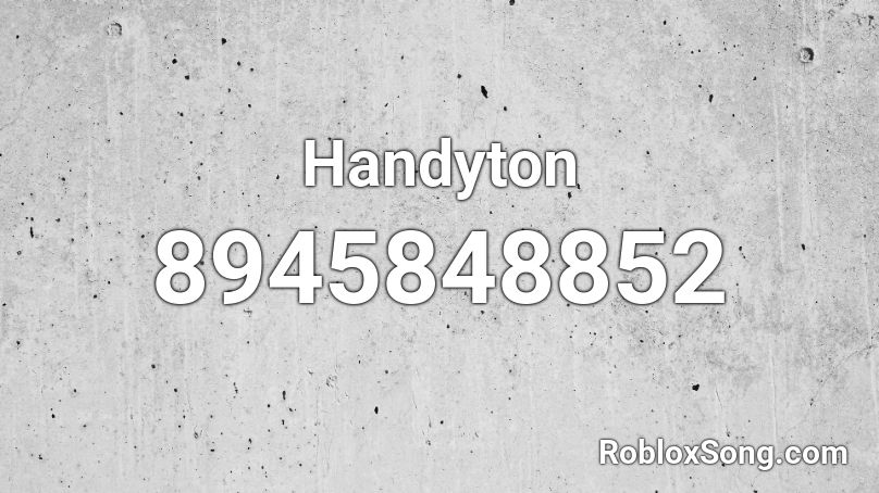Handyton Roblox ID