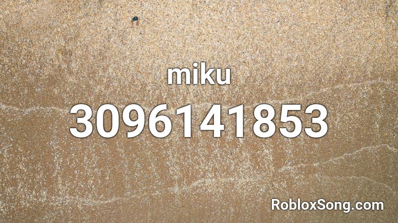 miku Roblox ID