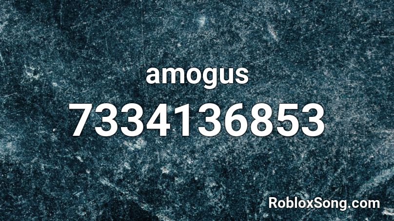 amogus Roblox ID