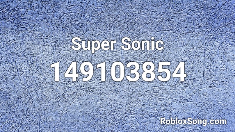 Super Sonic Roblox ID