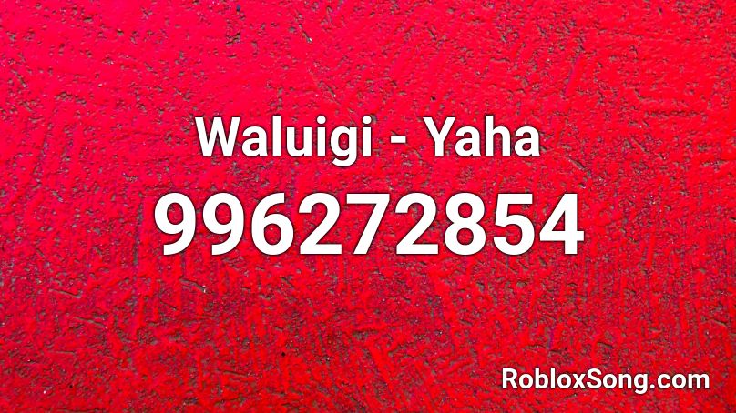 Waluigi - Yaha Roblox ID