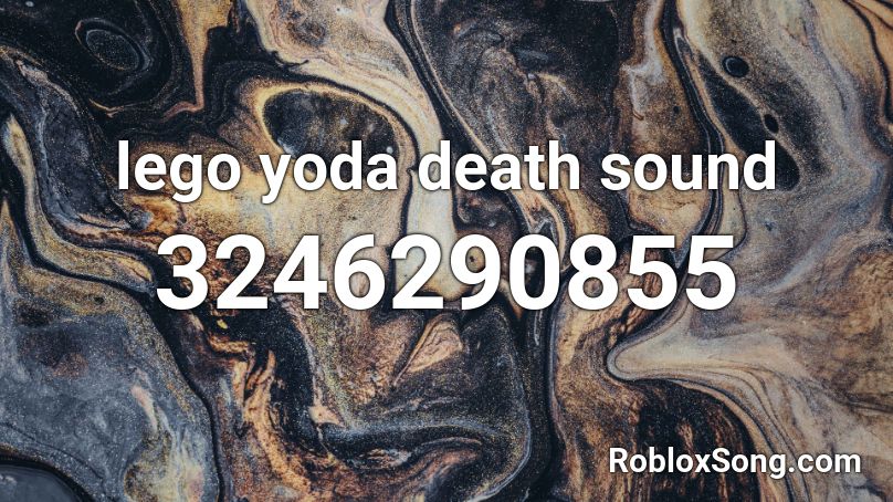 lego yoda death sound Roblox ID