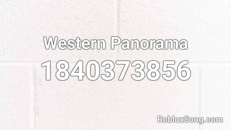 Western Panorama Roblox ID