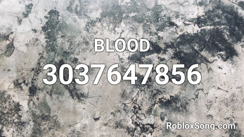 BLOOD Roblox ID