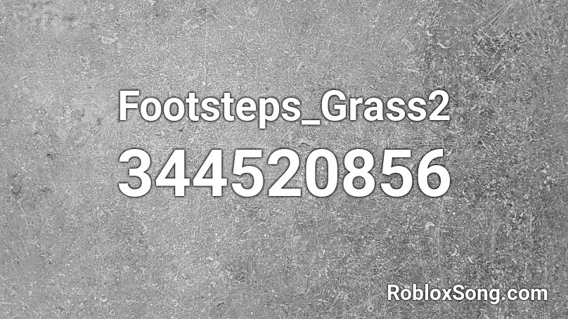 Footsteps_Grass2 Roblox ID