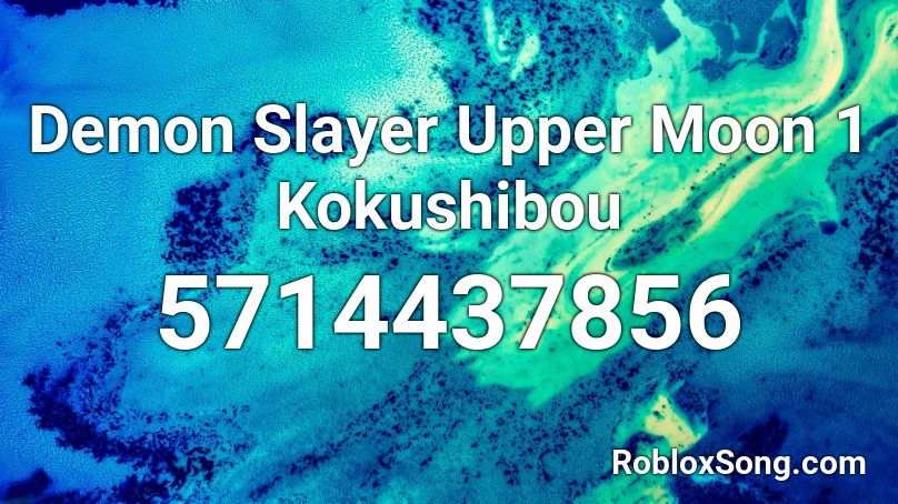 Demon Slayer Upper Moon 1 Kokushibou Roblox ID
