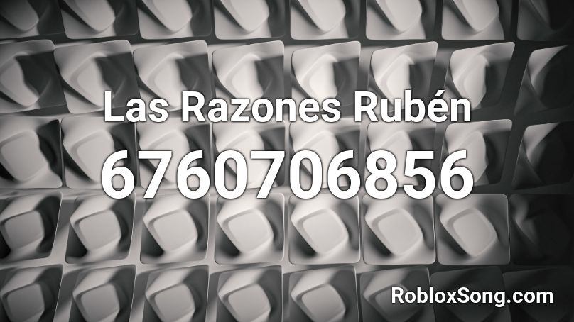 Las Razones-Los Del Limit Roblox ID