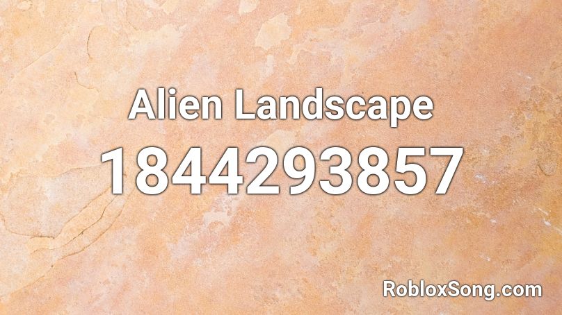 Alien Landscape Roblox ID