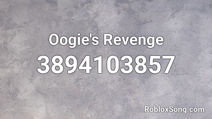 Oogie's Revenge Roblox ID