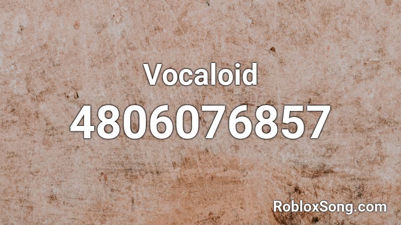 Vocaloid Roblox ID