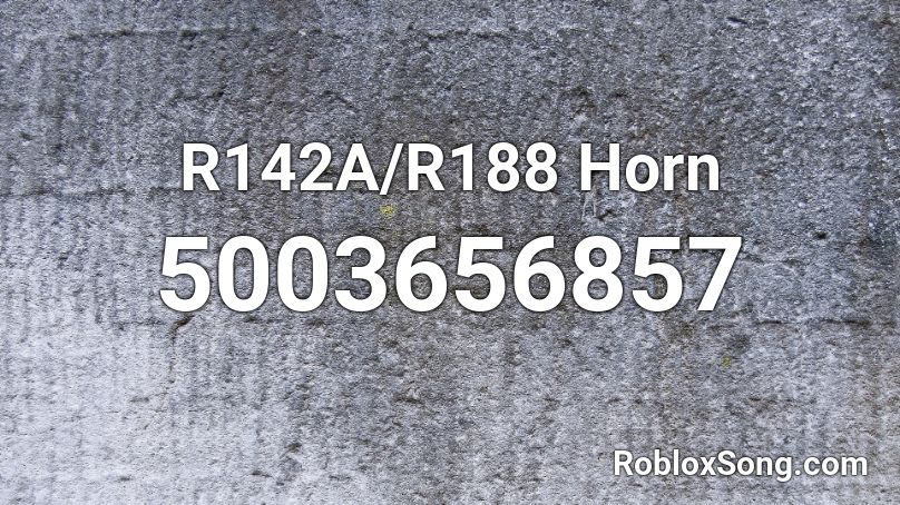 R142A/R188 Horn Roblox ID