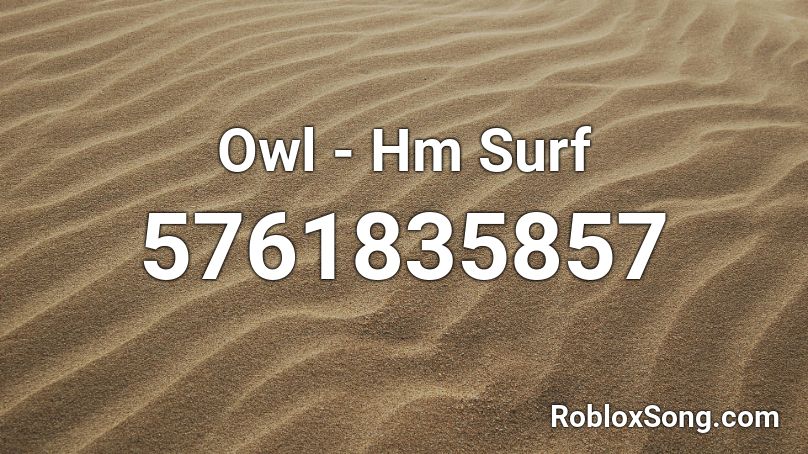 Owl - Hm Surf Roblox ID