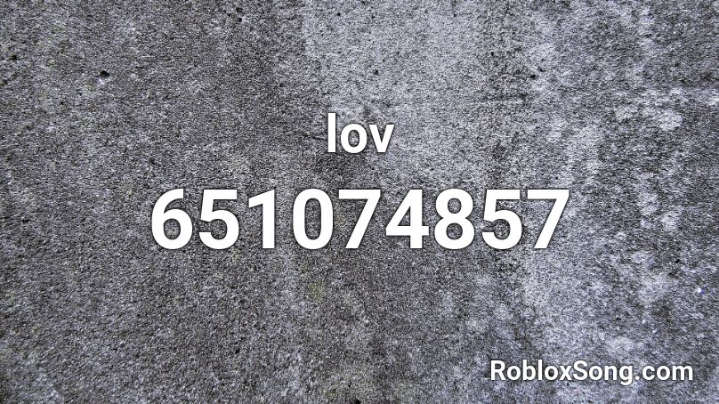 lov Roblox ID