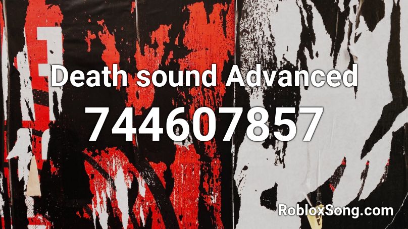 Death sound Advanced Roblox ID